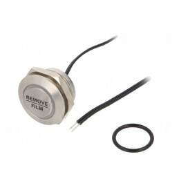 Comutator Anti-Vandalism IP65 19mm 50mA/24VDC | Electronic-mag.ro | Componente Electronice