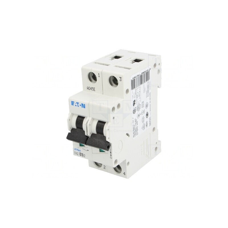 Întrerupător de supracurent 10A 2P 230/400V 15kA | Electronic-mag.ro | Componente Electronice