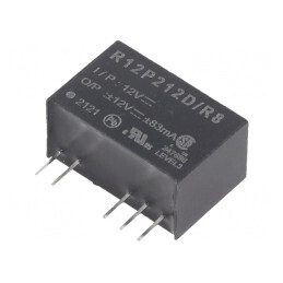 Convertor DC/DC 2W 12V 10.8-13.2V | Electronic-mag.ro | Componente Electronice