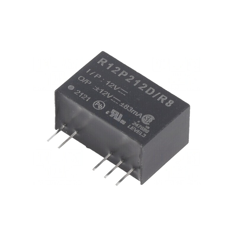 Convertor DC/DC 2W 12V 10.8-13.2V | Electronic-mag.ro | Componente Electronice