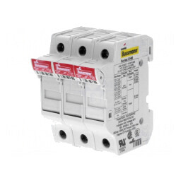 Clemă Siguranţe Cilindrice 10,3x38mm pentru Şină DIN 32A | Electronic-mag.ro | Componente Electronice