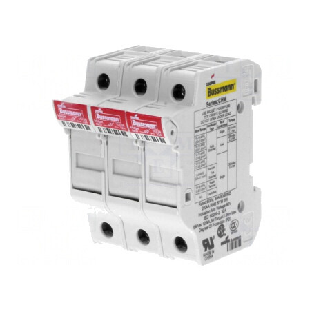 Clemă Siguranţe Cilindrice 10,3x38mm pentru Şină DIN 32A | Electronic-mag.ro | Componente Electronice