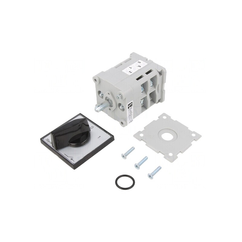 Comutator cu Came 40A 0-1 pentru Încastrare 3 Poli | Electronic-mag.ro | Componente Electronice
