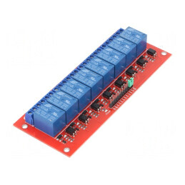 Modul: releu | Ch: 8 | 5VDC | max.250VAC | 10A | Uîntrerup: max.30VDC | OKY3015