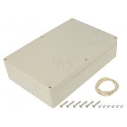 Carcasă Universală ABS Bej IP65 Ritec 146x222x55mm | Electronic-mag.ro | Componente Electronice