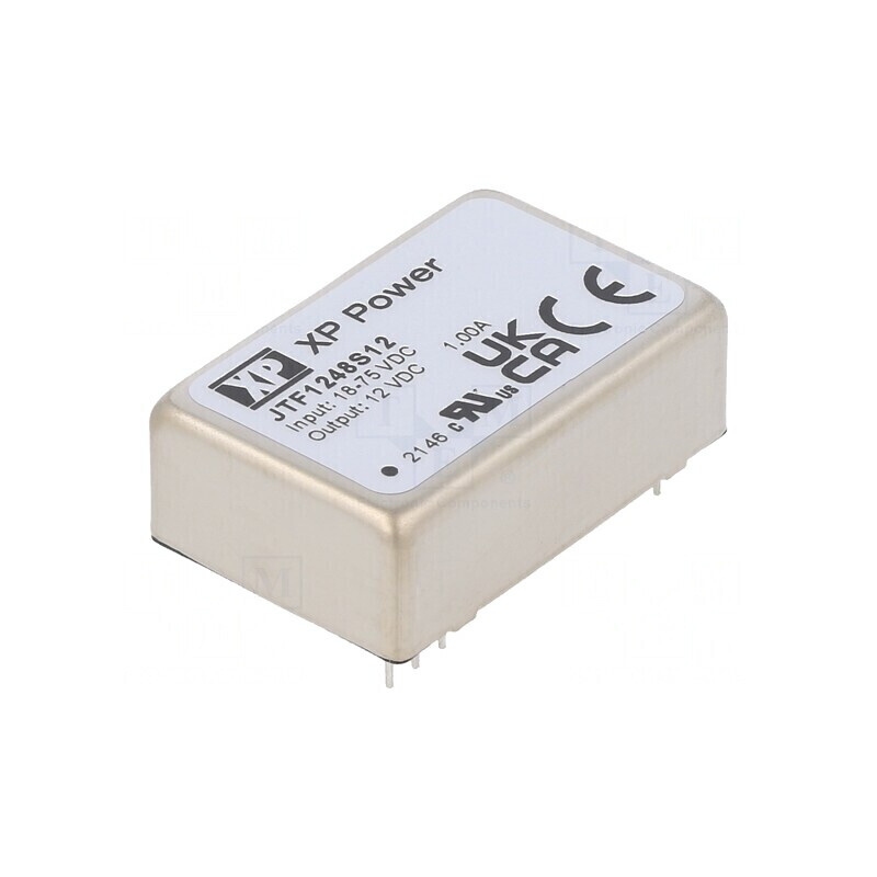 Convertor DC/DC 12W 18-75V la 12V 1000mA THT | Electronic-mag.ro | Componente Electronice