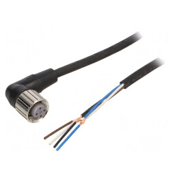 Cablu Conectare M12 4 Pin 5m Unghi 4A PUR | Electronic-mag.ro | Componente Electronice