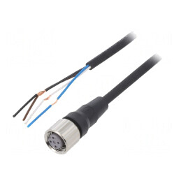 Cablu de Conectare M12 PIN 4 5m 4A -10÷80°C | Electronic-mag.ro | Componente Electronice