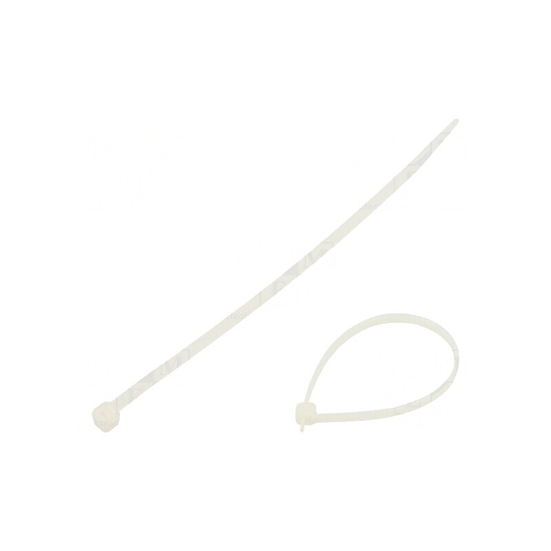 Colier de strângere poliamidă 450mm 7,8mm naturală | Electronic-mag.ro | Componente Electronice