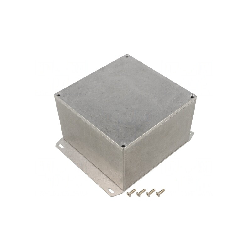 Carcasă Universală cu Lame de Fixare 125x125x79mm 1590KF | Electronic-mag.ro | Componente Electronice