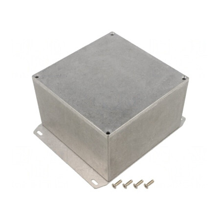 Carcasă Universală cu Lame de Fixare 125x125x79mm 1590KF | Electronic-mag.ro | Componente Electronice