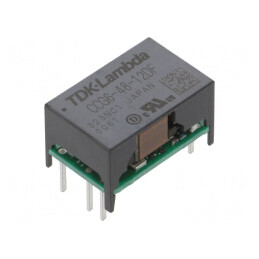Convertor DC/DC 6W 18-76V la 12V/-12V THT CCG6-48-12DF | Electronic-mag.ro | Componente Electronice