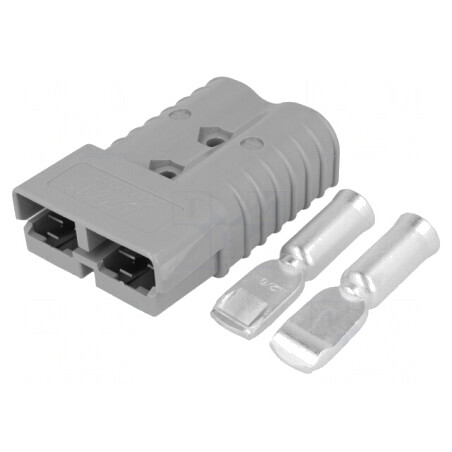 Mufă cablu-cablu hermafrodit gri 36V PIN 2 | Electronic-mag.ro | Componente Electronice