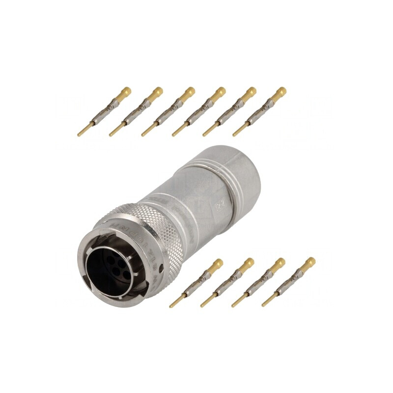 Conector circular RT360 mufă tată 10 pini crimpat pe cablu | Electronic-mag.ro | Componente Electronice