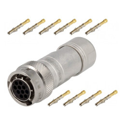 Conector circular RT360 mufă mamă crimpat 10 PIN | Electronic-mag.ro | Componente Electronice