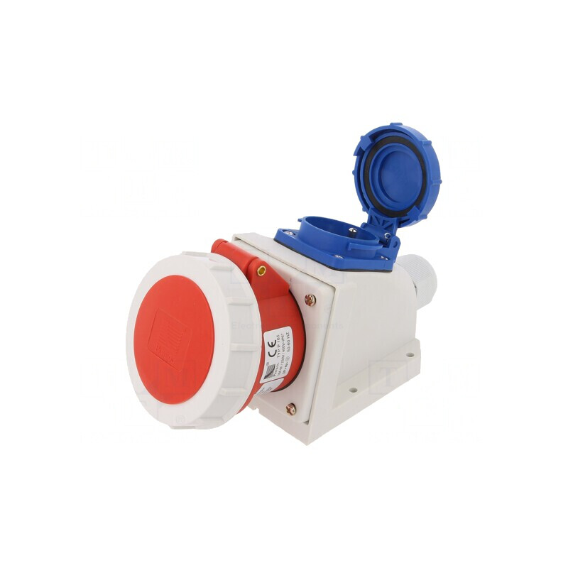 Conector alimentare AC trifazat 16A 400VAC IP67 | Electronic-mag.ro | Componente Electronice