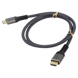 Cablu HDMI 2.0 cu Mufe PVC Textile | Electronic-mag.ro | Componente Electronice