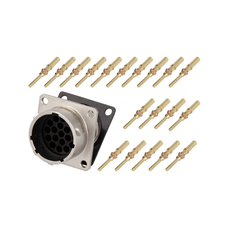 Conector Circular Crimpat PIN 19 13A IP67 RT360 | Electronic-mag.ro | Componente Electronice