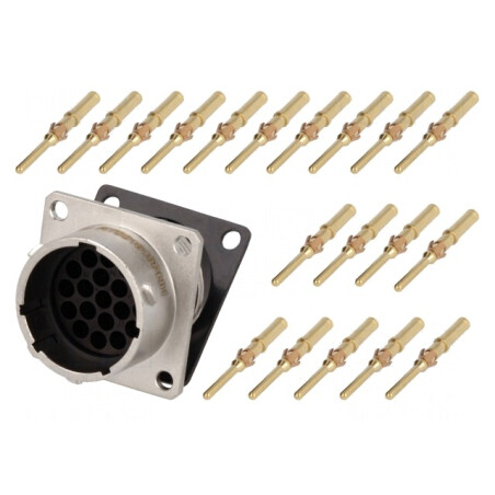 Conector Circular Crimpat PIN 19 13A IP67 RT360 | Electronic-mag.ro | Componente Electronice