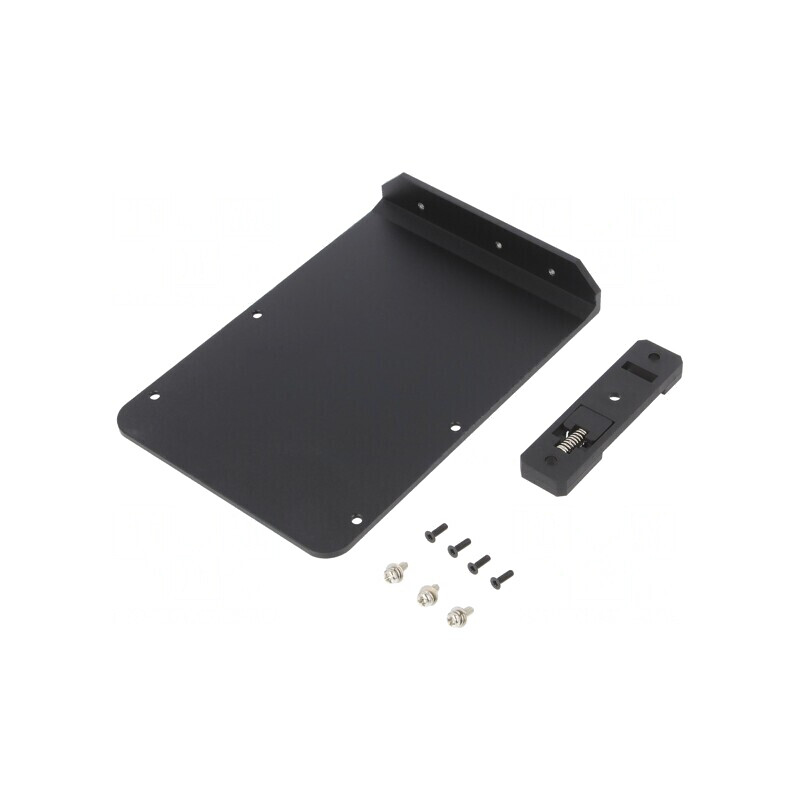 Mâner Metalic Negru pentru Șină DIN | Electronic-mag.ro | Componente Electronice