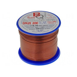 Sârmă emailată dublă 0,7mm 0,25kg Cu | Electronic-mag.ro | Componente Electronice