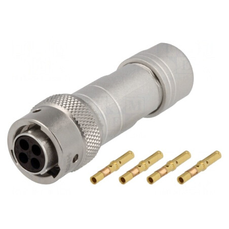 Mufă Circulară Crimpabilă RT360 4-PIN 13A | Electronic-mag.ro | Componente Electronice
