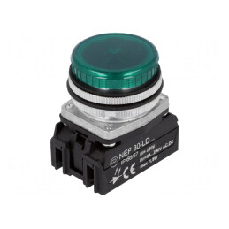 Lumină de Control LED 30mm 15-30°C IP20 24-230V AC/DC | Electronic-mag.ro | Componente Electronice