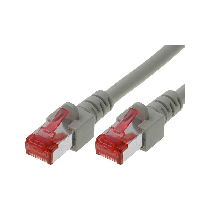 Cablu Patch Cord S/FTP Cat6 15m Gri LSZH | Electronic-mag.ro | Componente Electronice