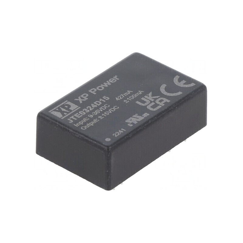 Convertor DC/DC 3W 9-36V la 15V/-15V DIP24 | Electronic-mag.ro | Componente Electronice Convertor DC/DC 3W 9-36V la 15V/-15V DIP24 | Electronic-mag.ro | Componente Electronice