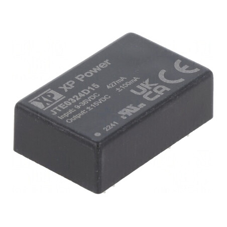 Convertor DC/DC 3W 9-36V la 15V/-15V DIP24 | Electronic-mag.ro | Componente Electronice