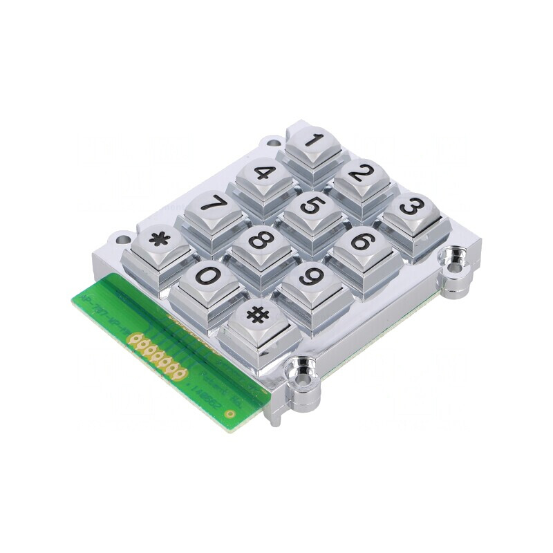 Tastatură Metalică 12 Butoane Rezistentă la Apă | Electronic-mag.ro | Componente Electronice