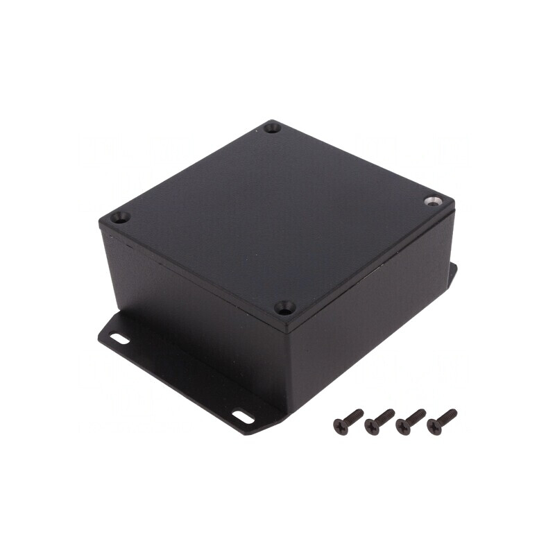 Carcasă universală 92x92x42mm cu lame de fixare | Electronic-mag.ro | Componente Electronice