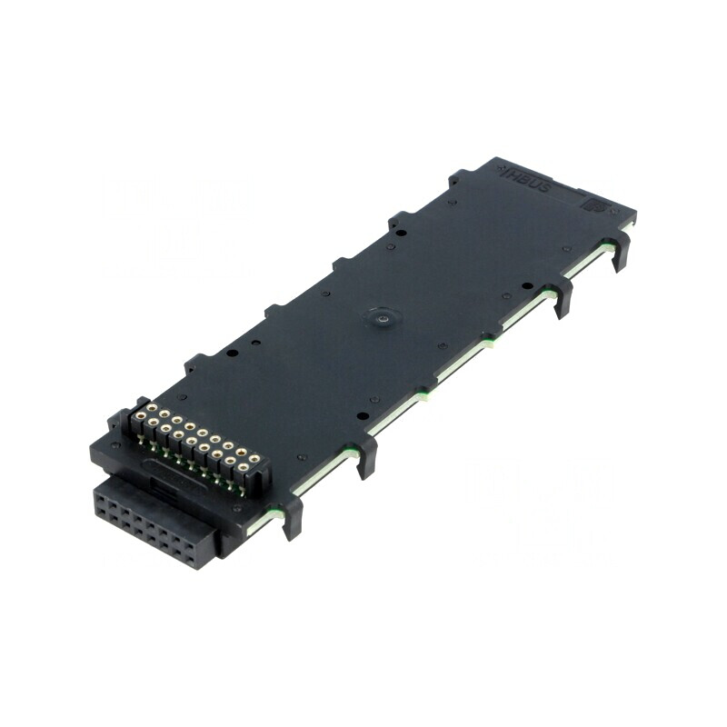 Magistrală Conectare Module BC Neagră pentru Şină DIN | Electronic-mag.ro | Componente Electronice