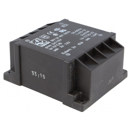 Transformator încapsulat 40VA 12V 1666mA | Electronic-mag.ro | Componente Electronice