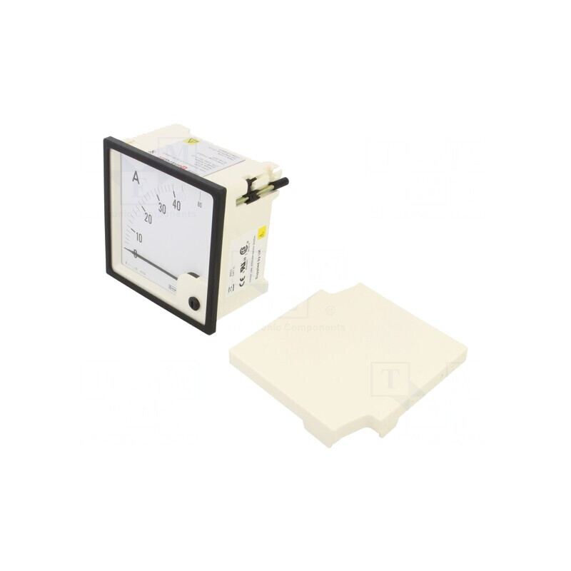 Ampermetru pe panou True RMS 0-40/80A Clasa 1,5 | Electronic-mag.ro | Componente Electronice