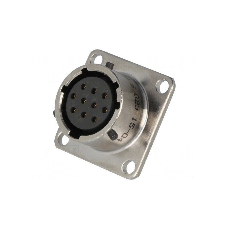 Conector Circular cu Flanșă pentru Montaj pe Panou PT02A1210S023 | Electronic-mag.ro | Componente Electronice
