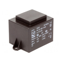 Transformator încapsulat 15VA 230V 12V PCB | Electronic-mag.ro | Componente Electronice