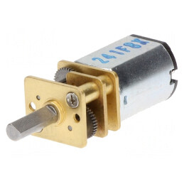 Motor DC cu Transmisie 6V 670mA 100:1 Micro Metal Gearmotor | Electronic-mag.ro | Componente Electronice