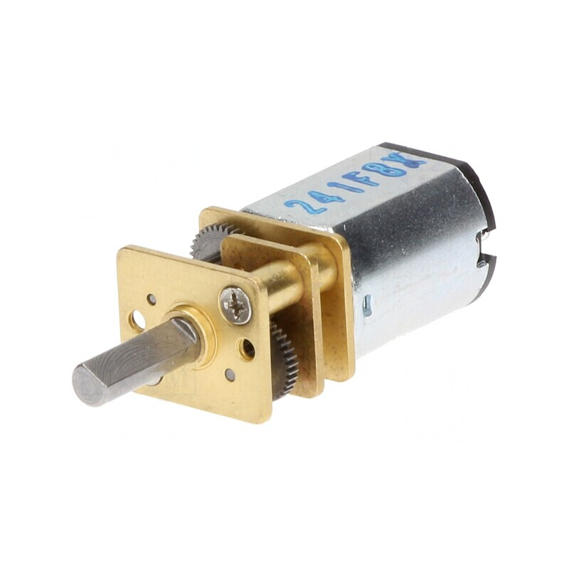 Motor DC cu Transmisie 6V 670mA 100:1 Micro Metal Gearmotor | Electronic-mag.ro | Componente Electronice