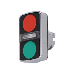 Comutator dublu 22mm roșu/verde IP66 | Electronic-mag.ro | Componente Electronice