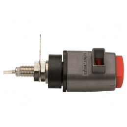 Clemă de laborator roşie 60mm 70VDC 16A | Electronic-mag.ro | Componente Electronice
