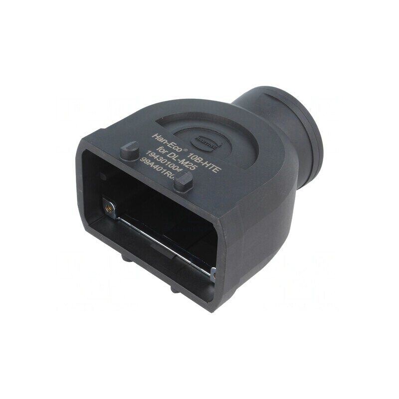 Carcasă pentru Conectori HDC Han-Eco B 10B Drept | Electronic-mag.ro | Componente Electronice