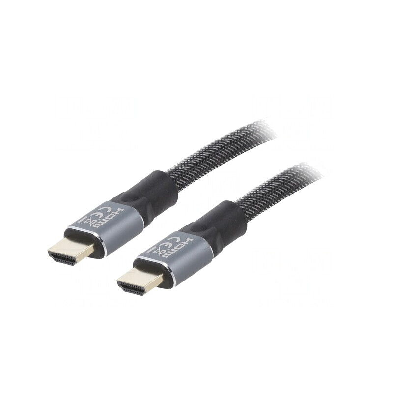 Cablu HDMI 2.0 Textil 10m Negru | Electronic-mag.ro | Componente Electronice