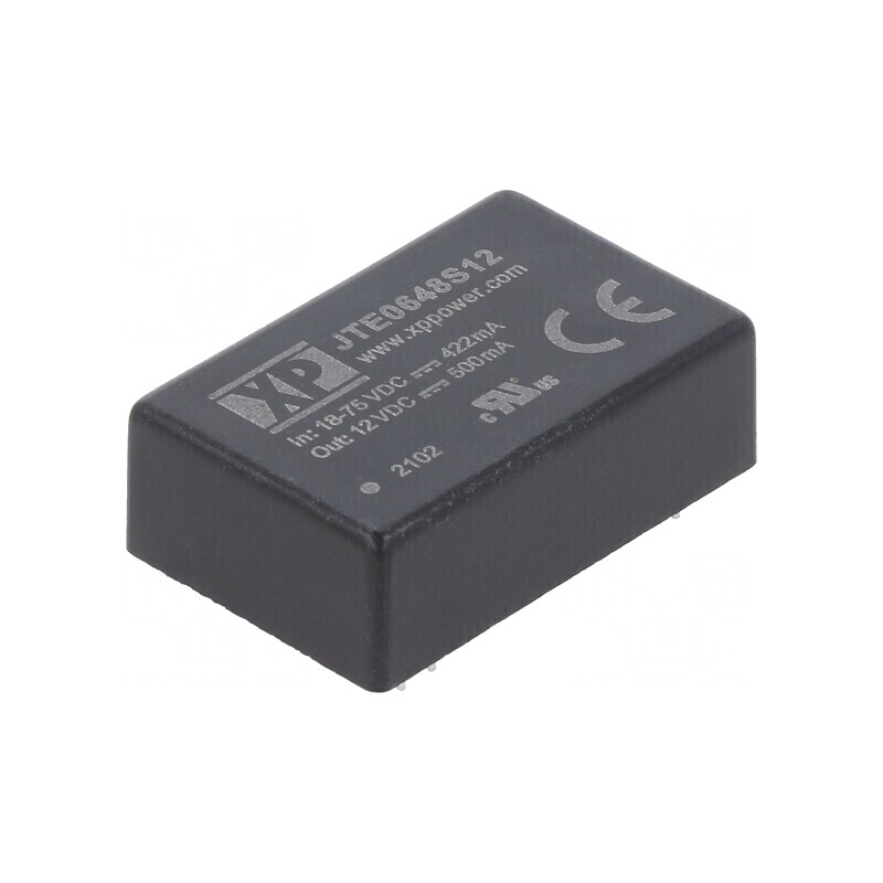 Convertor DC/DC 6W 18-75V la 12V 500mA DIP24 | Electronic-mag.ro | Componente Electronice