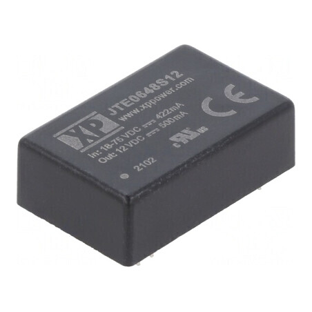 Convertor DC/DC 6W 18-75V la 12V 500mA DIP24 | Electronic-mag.ro | Componente Electronice
