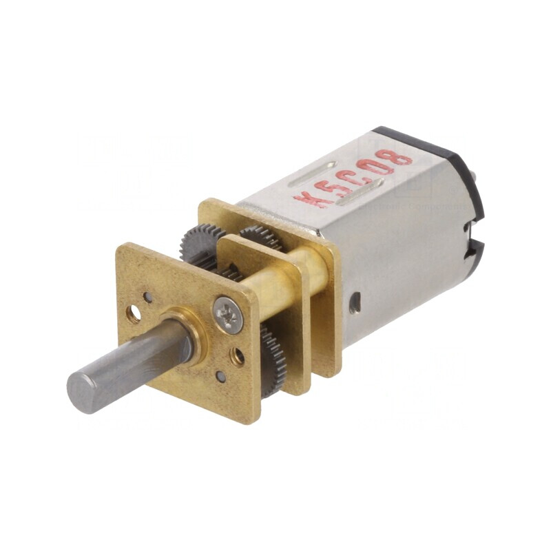 Motor DC cu Transmisie 6V 1,6A Ax Crestătură D 250:1 Micro Metal Gearmotor HP | Electronic-mag.ro | Componente Electronice