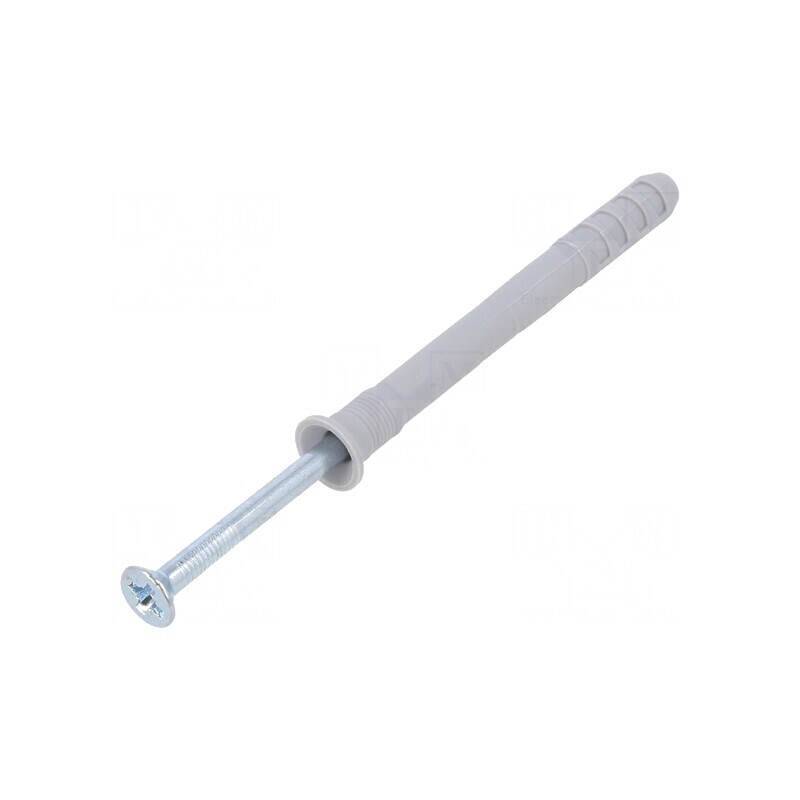 Plastic Anchor with Screw 8x80 Zinc-Plated Steel 100pcs | Electronic-mag.ro | Componente Electronice