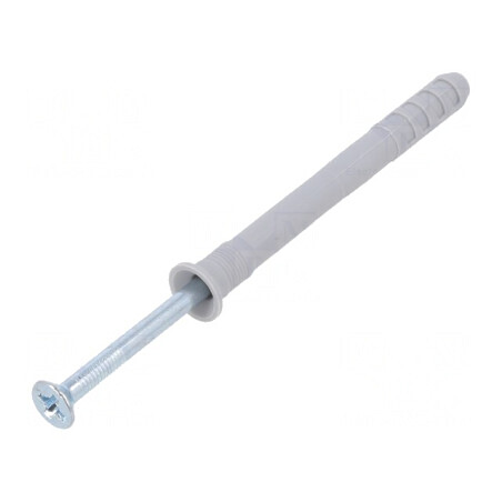 Plastic Anchor with Screw 8x80 Zinc-Plated Steel 100pcs | Electronic-mag.ro | Componente Electronice