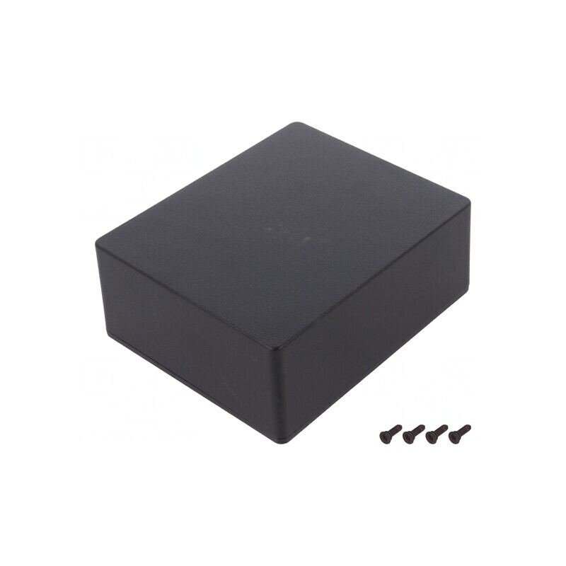 Carcasă Universală din Aluminiu 121x145x56mm Negru | Electronic-mag.ro | Componente Electronice