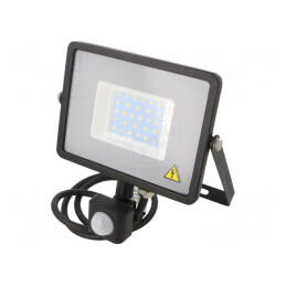 Proiector LED 30W Alb Rece IP65 6400K